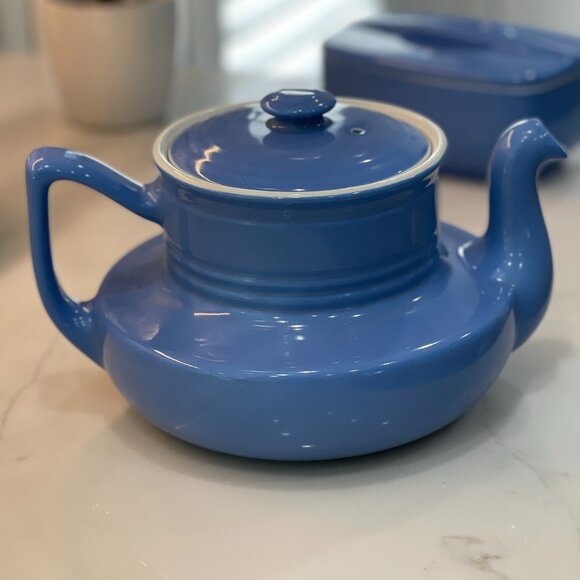 MCM Hall Pottery 1940s Coffeelator Large Coffee Pot - Picture 3 of 16